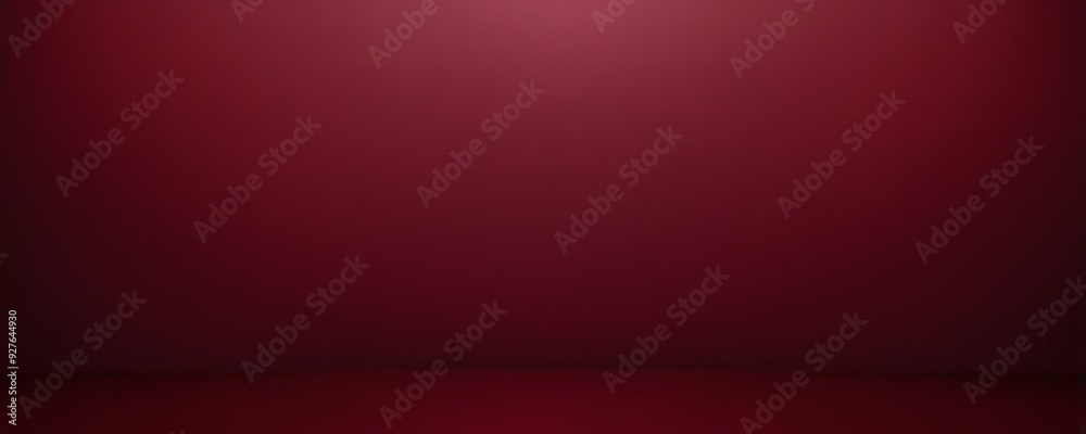 Obraz premium red wall with white light on it