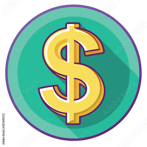 Dollar Symbol Vector Design