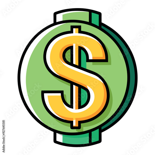 Dollar Symbol Vector Design