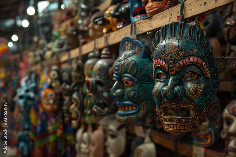 Fototapeta premium Embrace the cultural fusion found in a diverse market. Ai generated