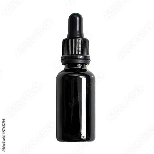 Black Dropper Bottle for Essential Oils or Serums.