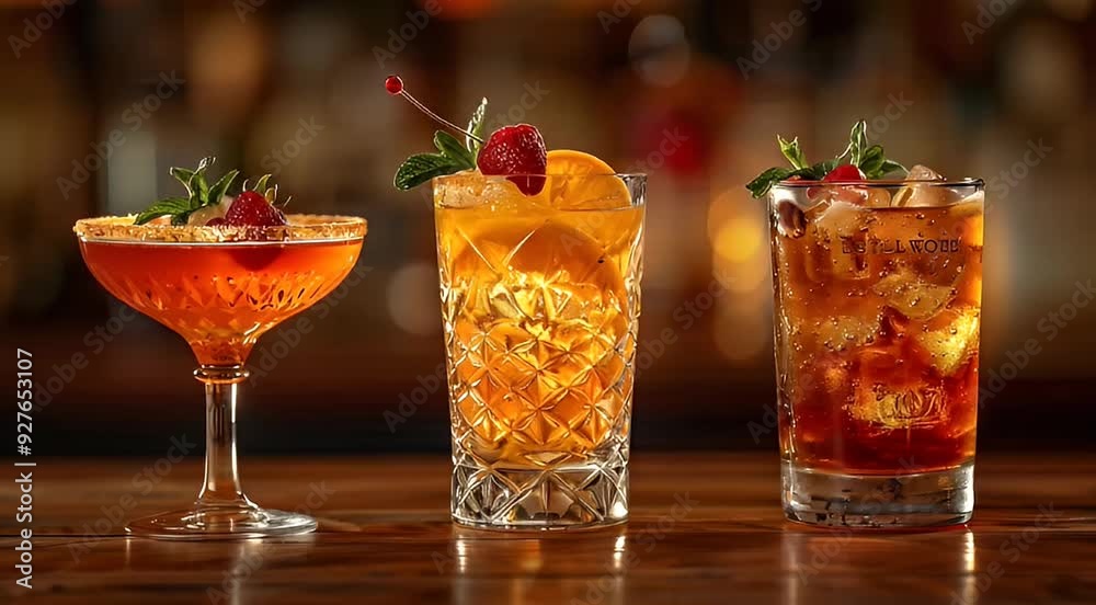 Exotic cocktail Exotic cocktail
