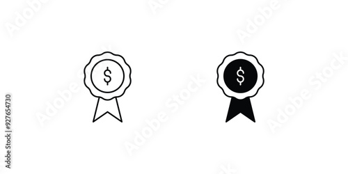 balance set icon with white background vector stock illustration