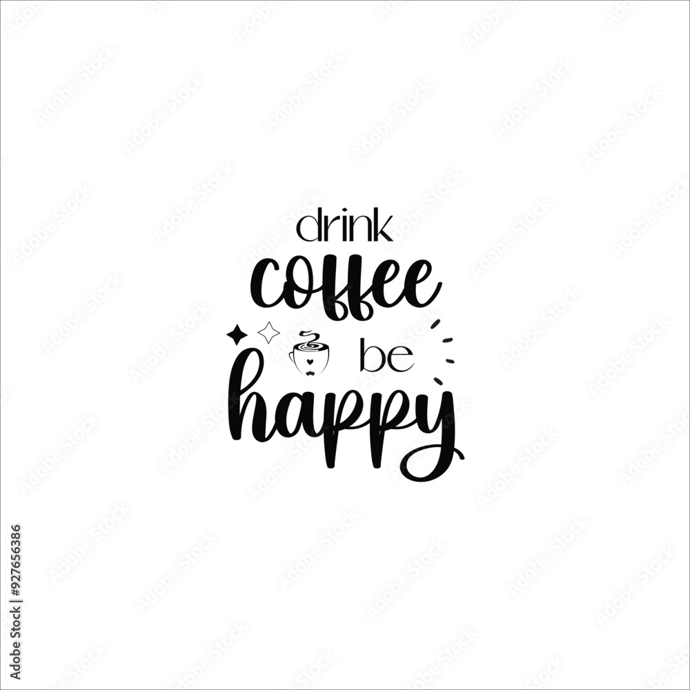 Coffee Typography design, Design for cappuccino lover, SVG design of Coffee, Editable cut file, Vector Coffee Typography design, Design for cappuccino lover, SVG design of Coffee, Editable cut file, Vector