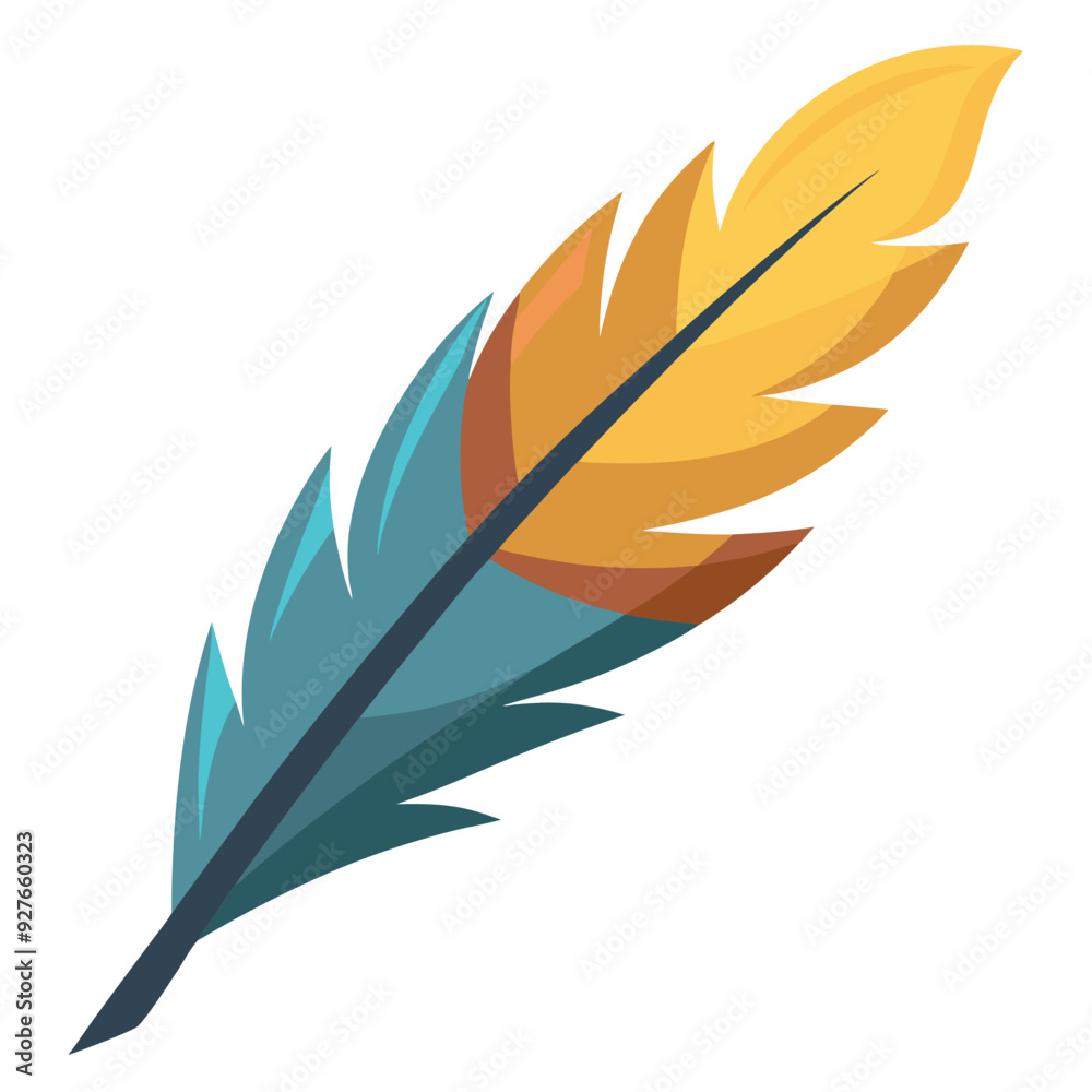 Obraz premium Feather Vector Design