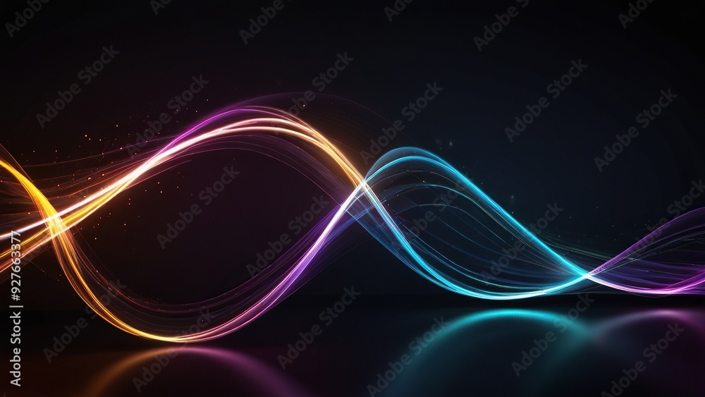 Free New colarful glowing shiny lines affect the vector background Free New colarful glowing shiny lines affect the vector background