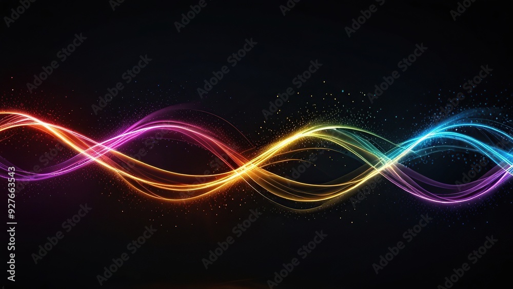 Free New colarful glowing shiny lines affect the vector background Free New colarful glowing shiny lines affect the vector background