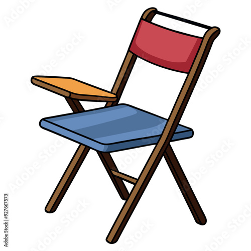 Foldable Chair Vector Design