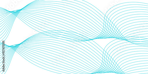 Abstract color wave line transparent with modern stream wave and wave curve lines background. Abstract flowing wave design for modern music, template & wallpaper. Vector business Illustration pattern.