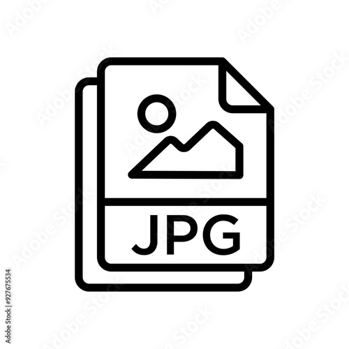 jpeg icon design vector template