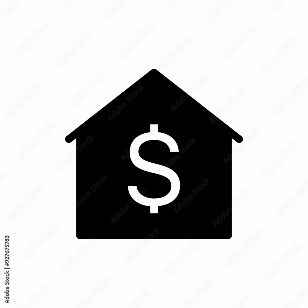 real estate property price icon real estate property price icon