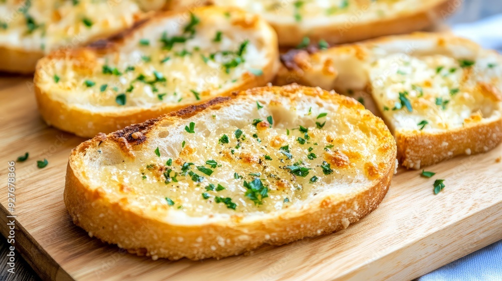 Delicious Garlic Bread with Fresh Herbs