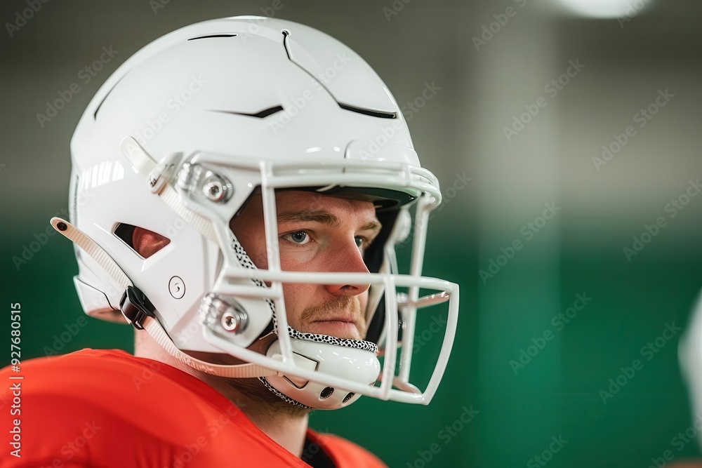 Football coach guiding a quarterback through play rehearsals during practice Quarterback training, coaching, American Football practice Football coach guiding a quarterback through play rehearsals during practice Quarterback training, coaching, American Football practice