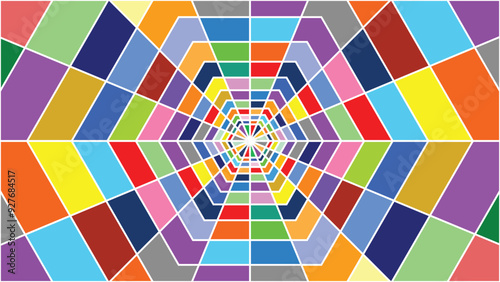Colorful Tiles and Multicolor Swatches – Vibrant Background and Wallpaper Design