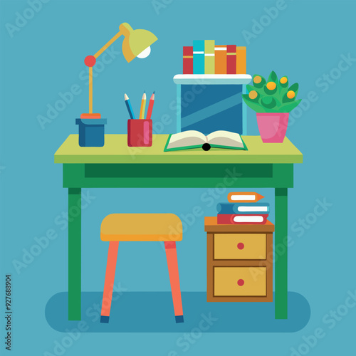 Kids' Desk Vector Design