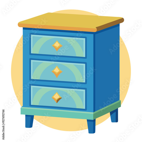 Nightstand Vector Design
