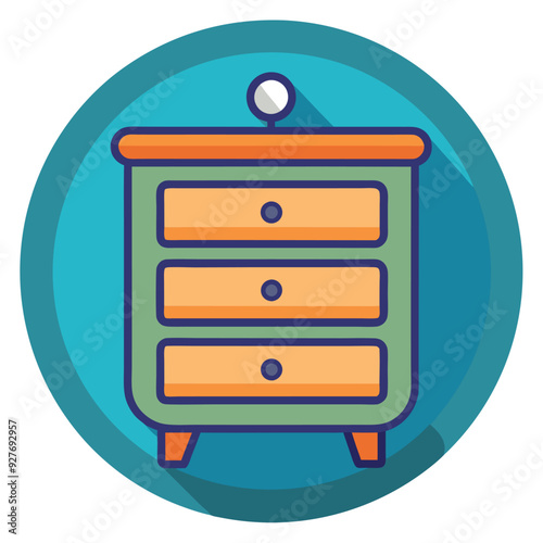 Nightstand Vector Design