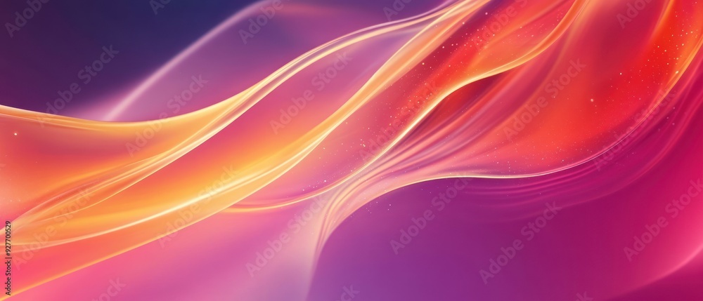 Abstract Pink and Orange Gradient Background with Swirling Light Abstract Pink and Orange Gradient Background with Swirling Light
