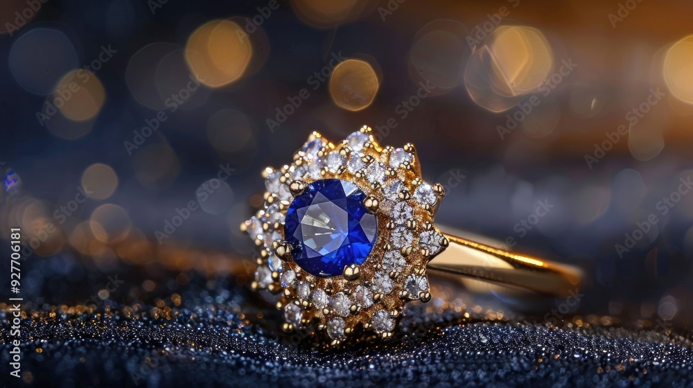 Luxurious Thailand Made Sapphire Ring for Women Luxurious Thailand Made Sapphire Ring for Women