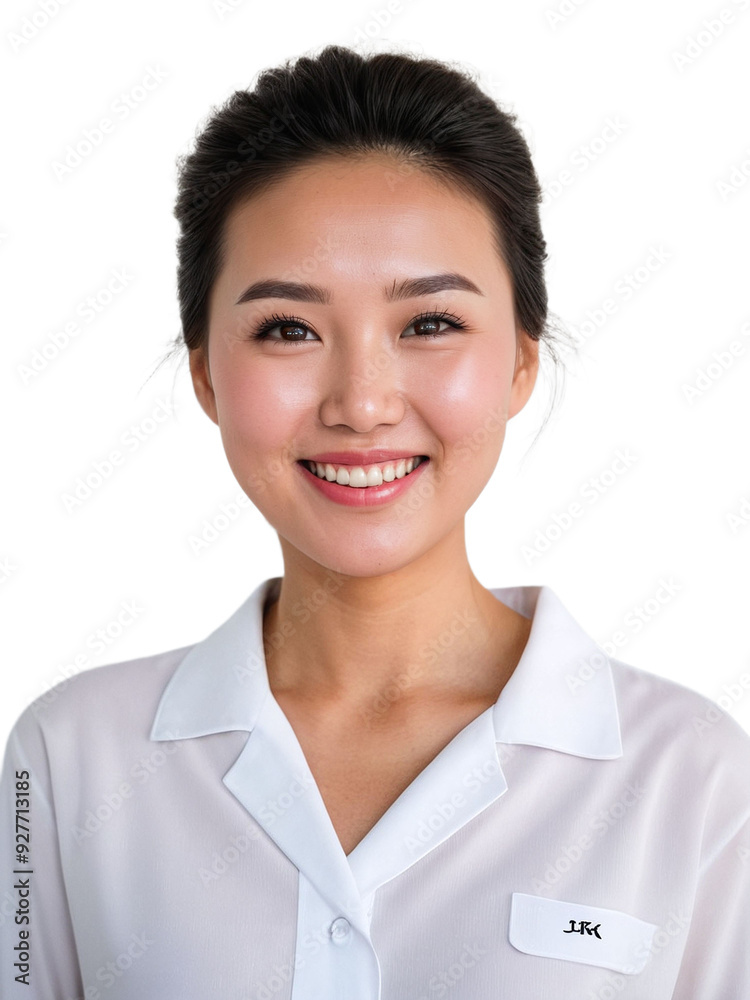 a happy woman, smiling, transparent background a happy woman, smiling, transparent background