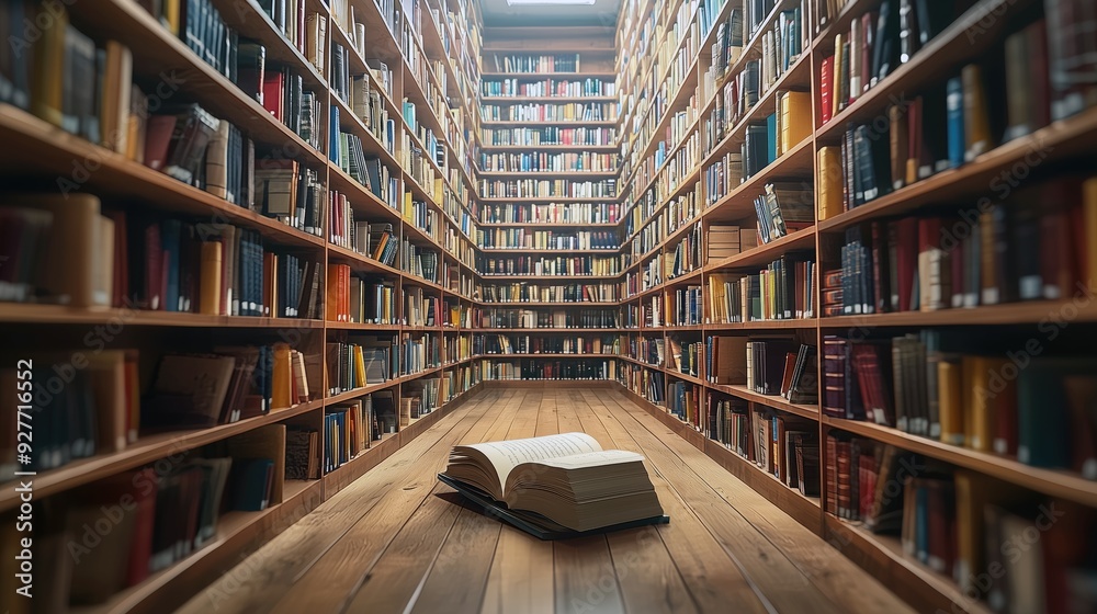 The Wealth of Knowledge Offered by Books on Library Shelves Concept Books Library The Wealth of Knowledge Offered by Books on Library Shelves Concept Books Library