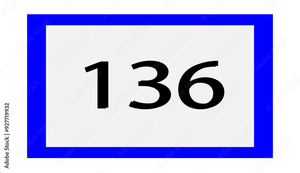 blue rectangle with numbers on a transparent background blue rectangle with numbers on a transparent background