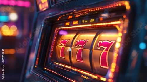 Slot Machine Close Up