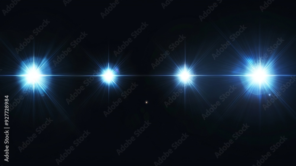 Lens flare, blue glow light effect on black. image of rays light effects, overlays or flare for design. screen blending mode. S Lens flare, blue glow light effect on black. image of rays light effects, overlays or flare for design. screen blending mode. S