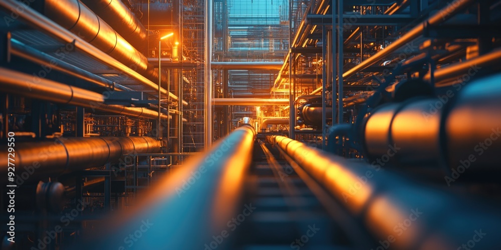 Obraz premium Building infrastructure pipes