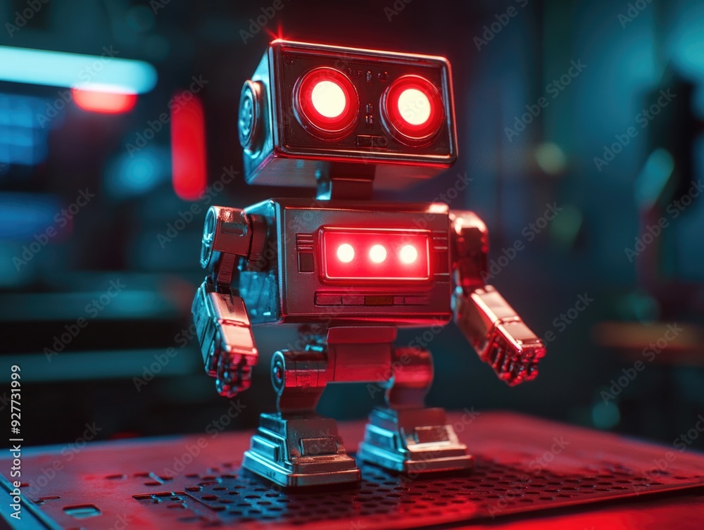 Robot on Keyboard Robot on Keyboard