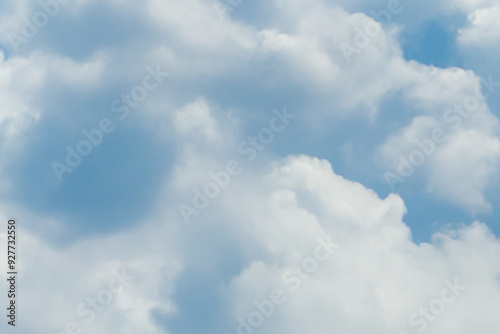 blue sky with clouds