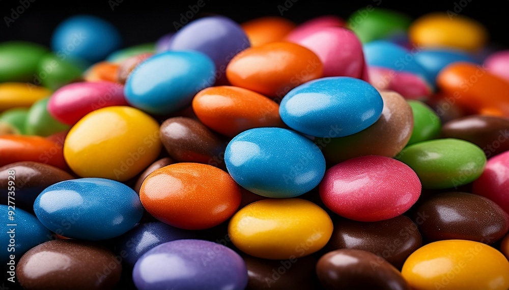 Rainbow-Colored Candy-Coated Chocolates Rainbow-Colored Candy-Coated Chocolates