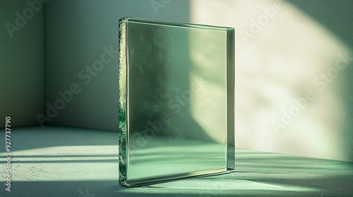 Window glass on white background, ideal for housing constructions.