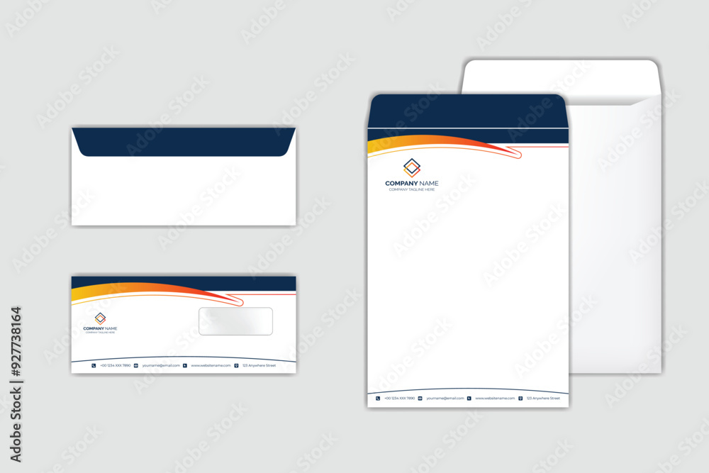 Corporate Envelope Design Template set
