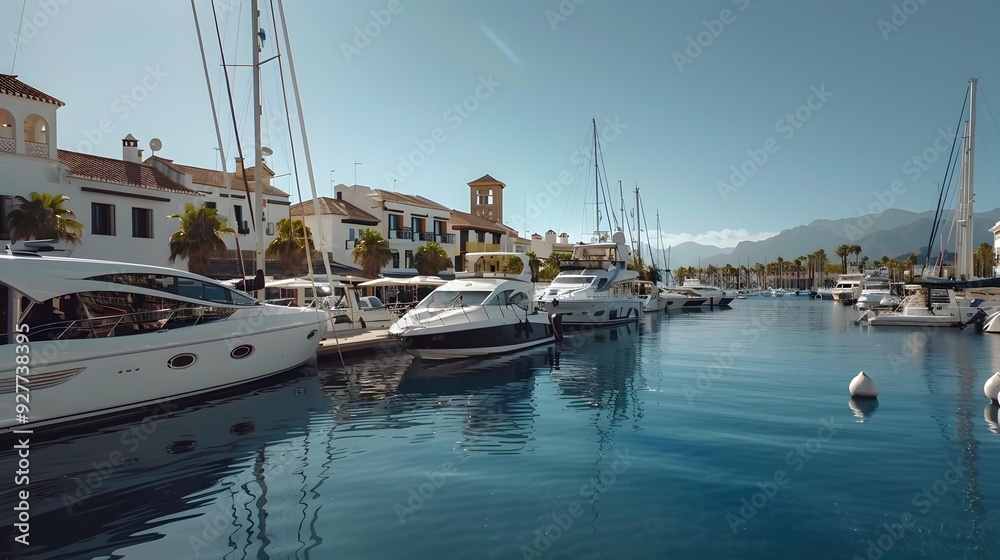 Fototapeta premium Marina magnificent on the coast of spain