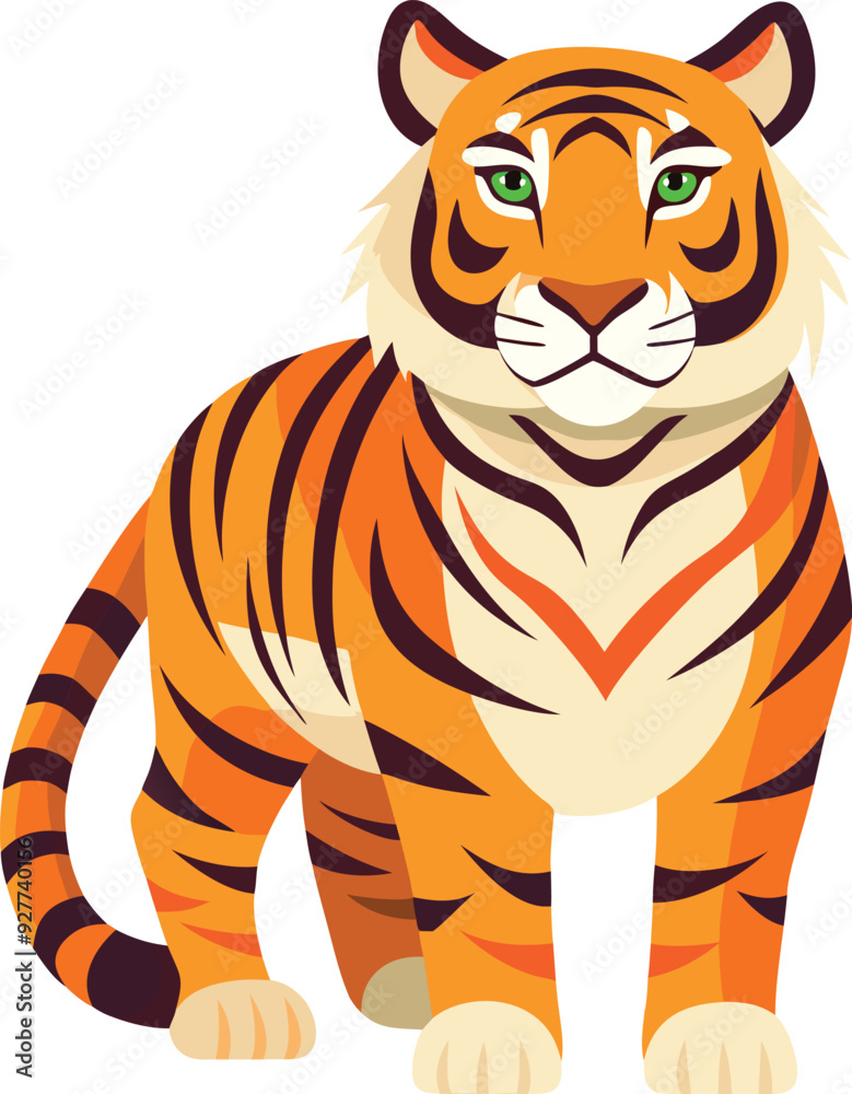 Obraz premium tiger vector