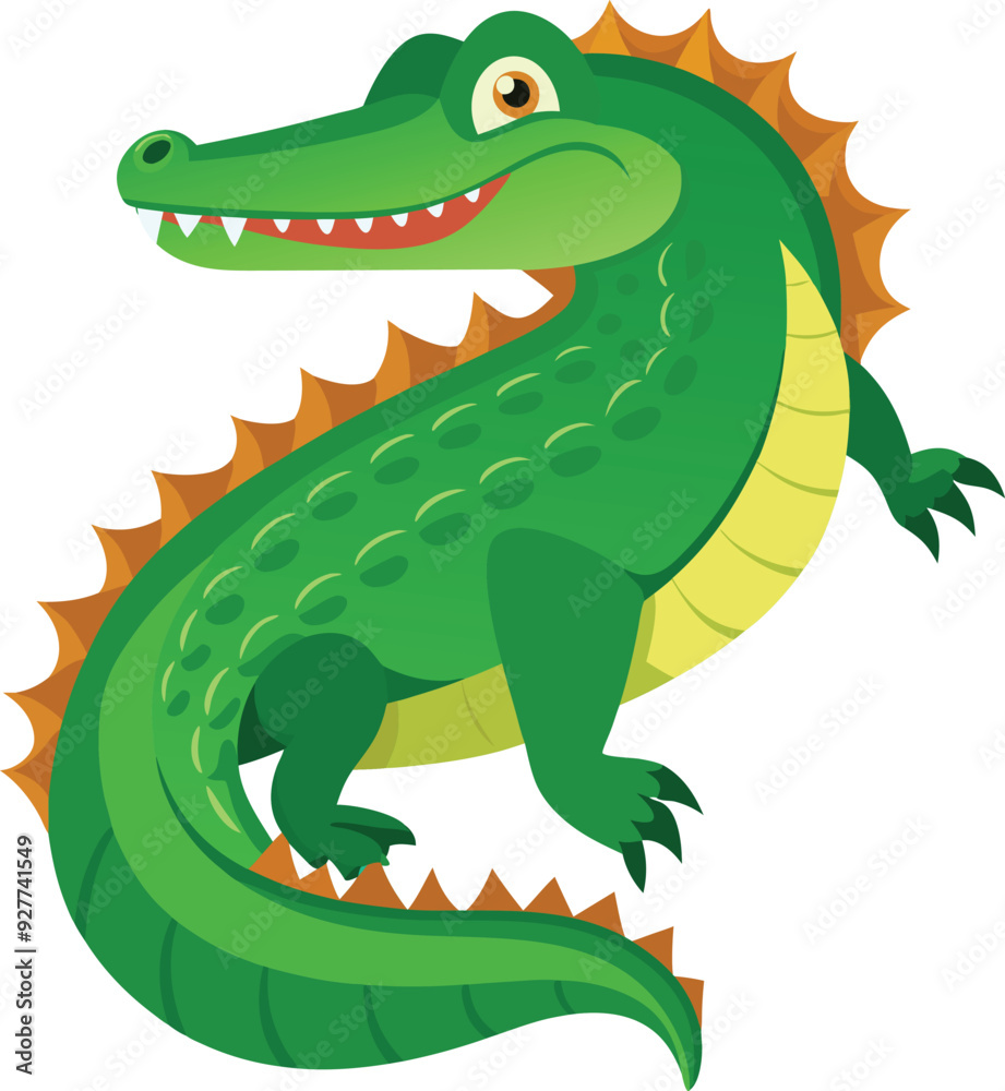 Obraz premium crocodile vector