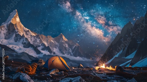 Romantic overnight stay in the mountains