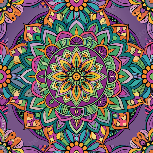 Mandala background pattern design