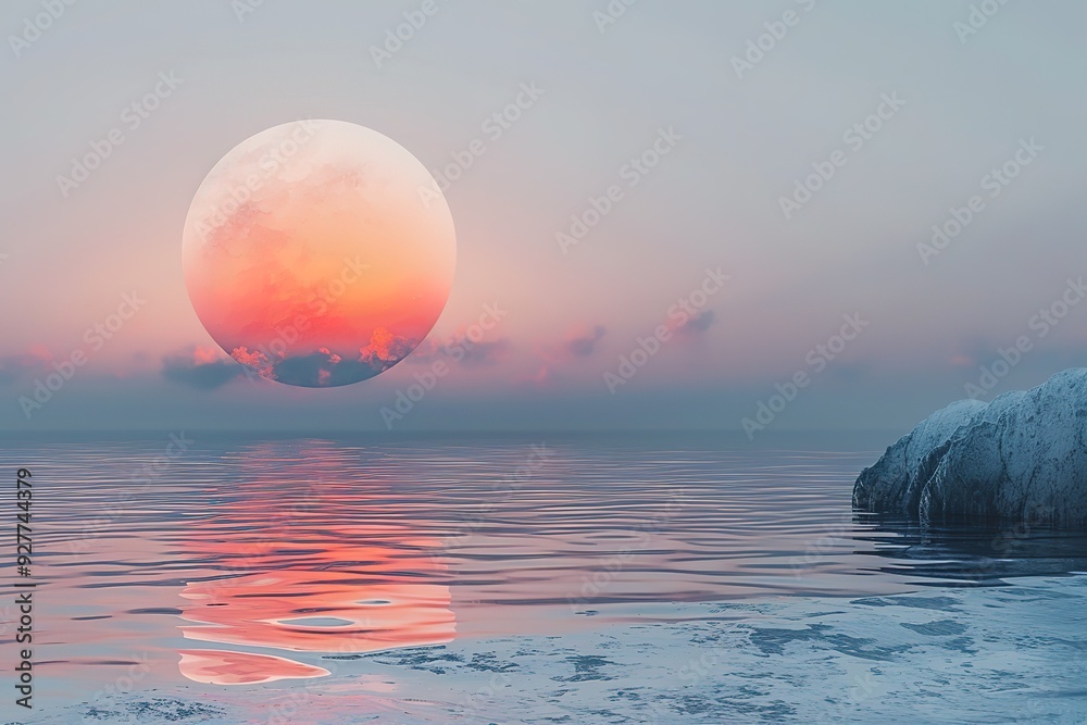 Clean, minimalist interpretation of a sunrise over the ocean --ar 3:2 --stylize 750 --v 6 Job ID: 021d8cb4-28c4-440c-ae75-1a80312d4f56 Clean, minimalist interpretation of a sunrise over the ocean --ar 3:2 --stylize 750 --v 6 Job ID: 021d8cb4-28c4-440c-ae75-1a80312d4f56