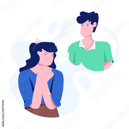 Character based flat illustration of logging