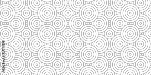 Vector abstract traditional geometric overlapping creative wave circle minimal lapping textile round vector texture. white fabric element repeat swirl geometrical background.