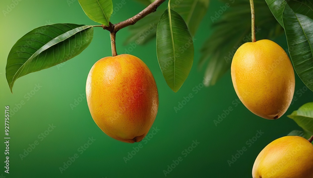 Delicious ripe mangoes on white background. Tropical fruit10 Delicious ripe mangoes on white background. Tropical fruit10