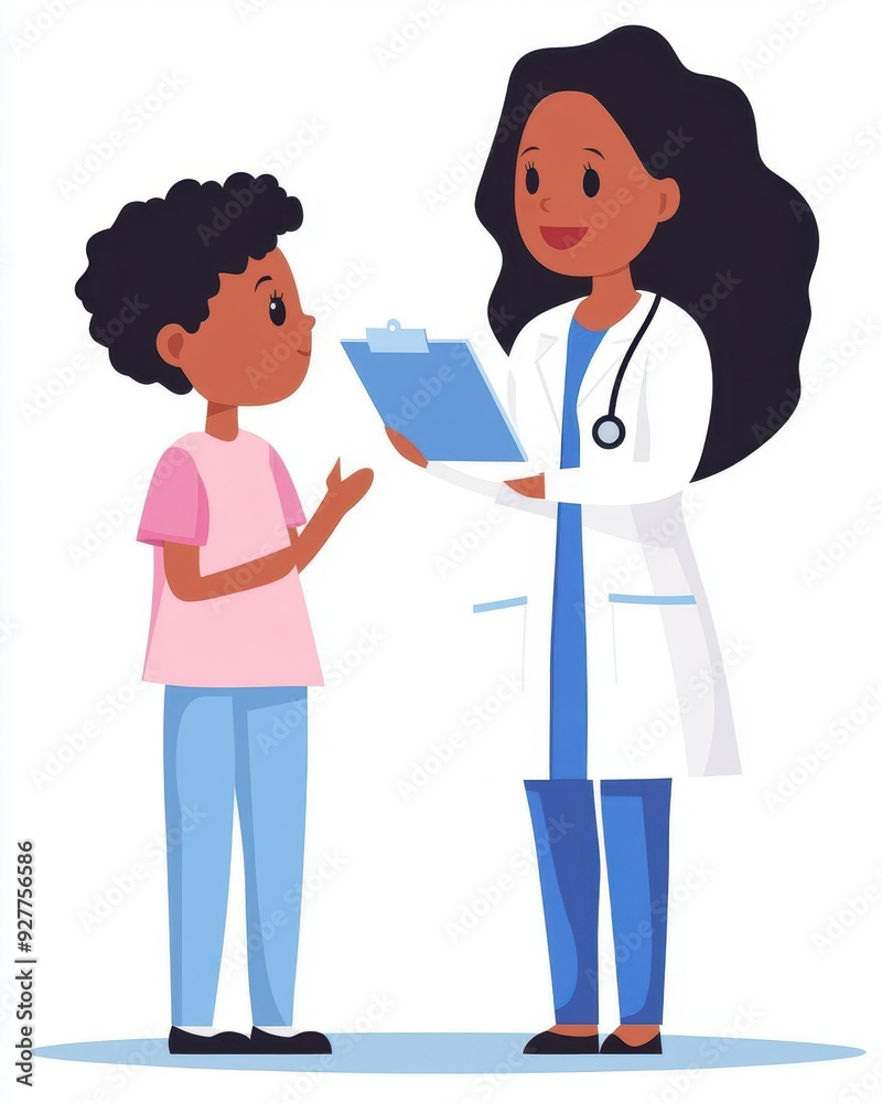 During a wellness check, the nurse practitioner ensured the patient felt welcome in the inviting clinic, leaving room for notes. During a wellness check, the nurse practitioner ensured the patient felt welcome in the inviting clinic, leaving room for notes.