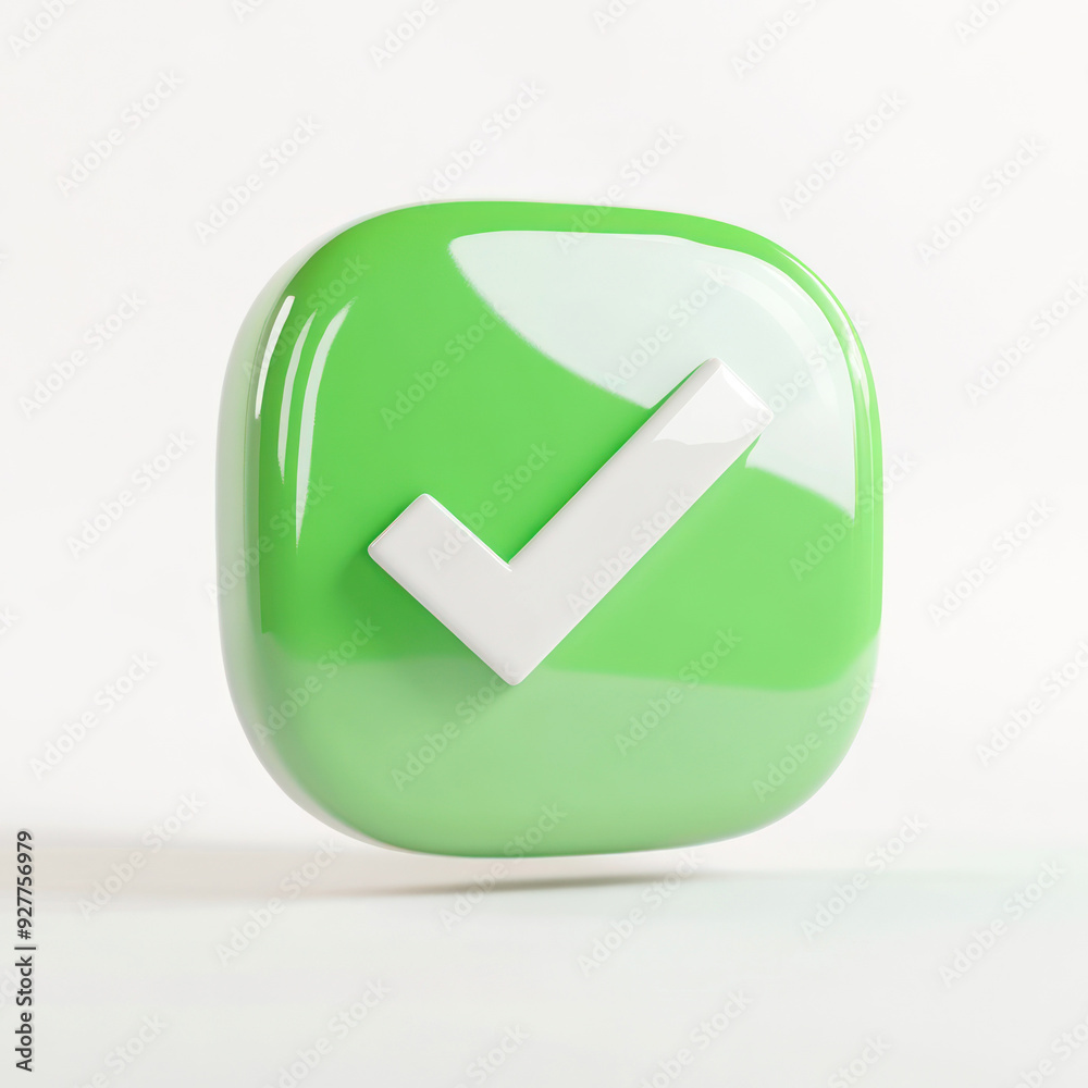 3d check mark icon isolated on white background. check list button choice for right, success, tick select, accept, agree on application 3d. select icon with shadow 3D rendering 3d check mark icon isolated on white background. check list button choice for right, success, tick select, accept, agree on application 3d. select icon with shadow 3D rendering