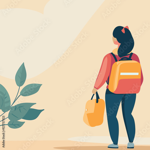 back to school book and character