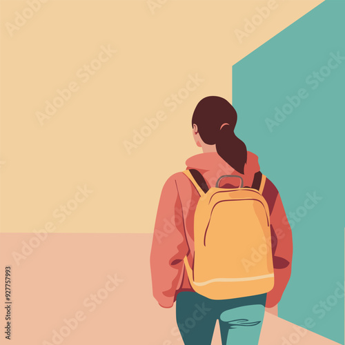 back to school book and character