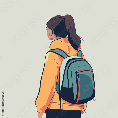 back to school book and character