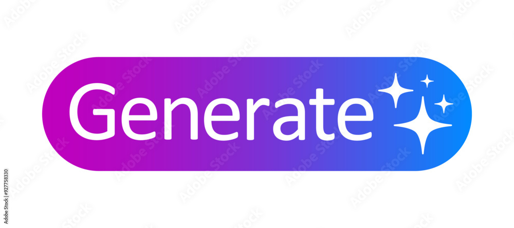 Generate AI button, generate sign, chat with AI, artificial intelligence online tool concept, command prompt to generate answer Generate AI button, generate sign, chat with AI, artificial intelligence online tool concept, command prompt to generate answer