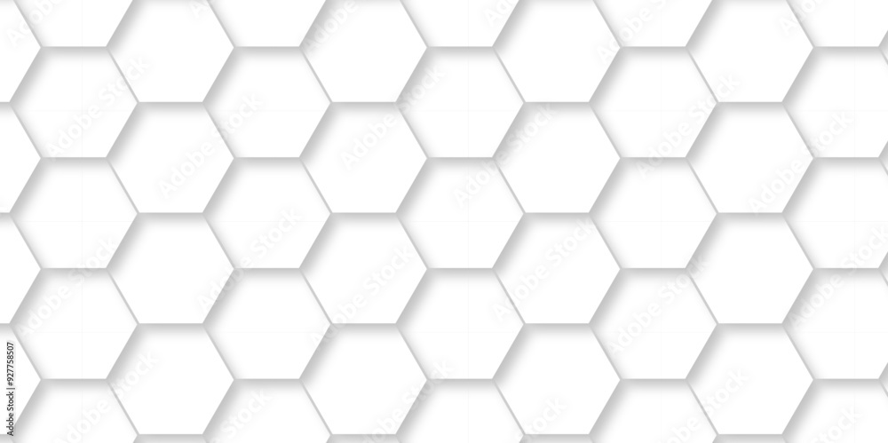 Abstract White Hexagonal Background. Luxury White Pattern. Vector Illustration. 3D Futuristic abstract honeycomb mosaic white background. geometric mesh cell texture. modern futuristic wallpaper. Abstract White Hexagonal Background. Luxury White Pattern. Vector Illustration. 3D Futuristic abstract honeycomb mosaic white background. geometric mesh cell texture. modern futuristic wallpaper.